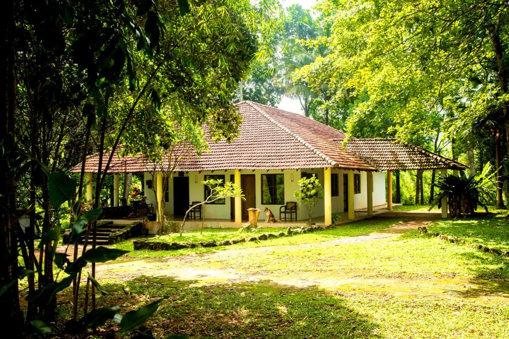 Zahrada ubytování Captain's Bungalow, Kandy
