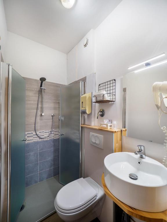 Kúpeľňa v ubytovaní Hotel Trasimeno