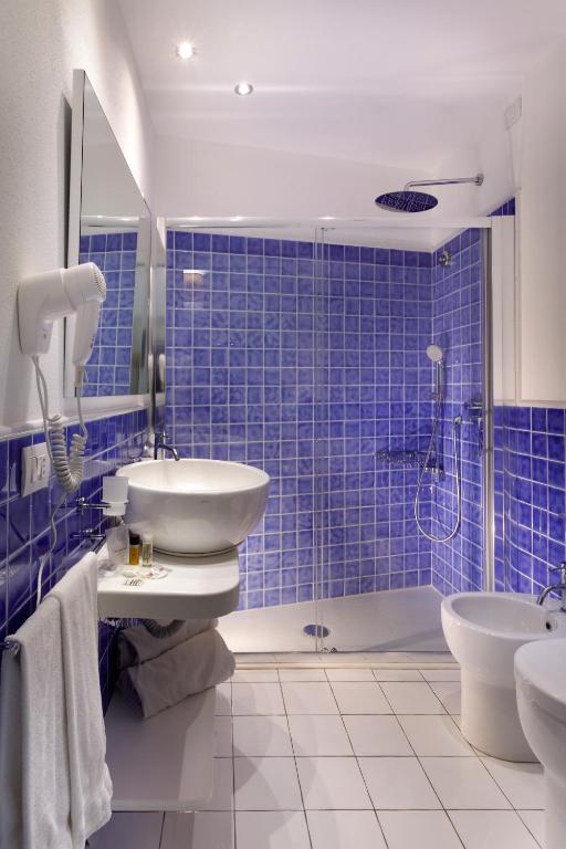 Kúpeľňa v ubytovaní Janas Hotel
