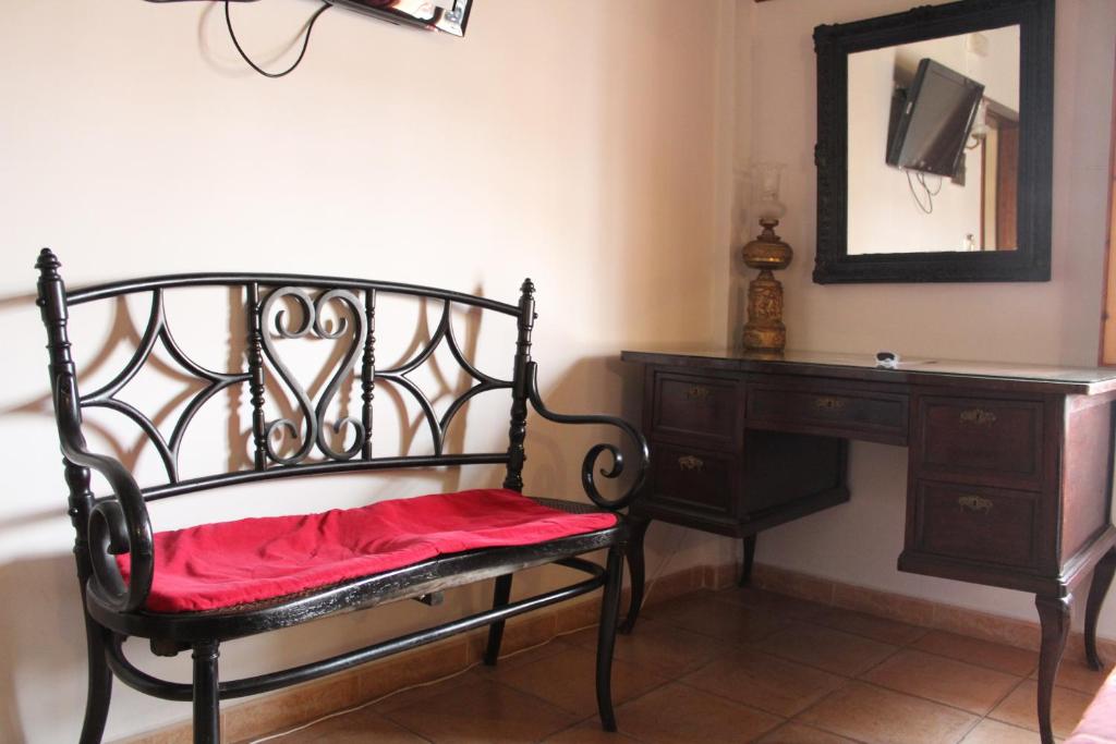 Posteľ alebo postele v izbe v ubytovaní Hotel La Villa