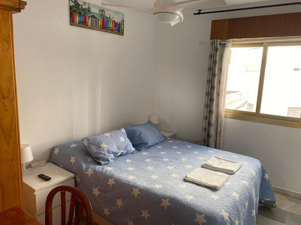 Postel nebo postele na pokoji v ubytování Málaga Centro habitaciones privada en apartamento compartidos