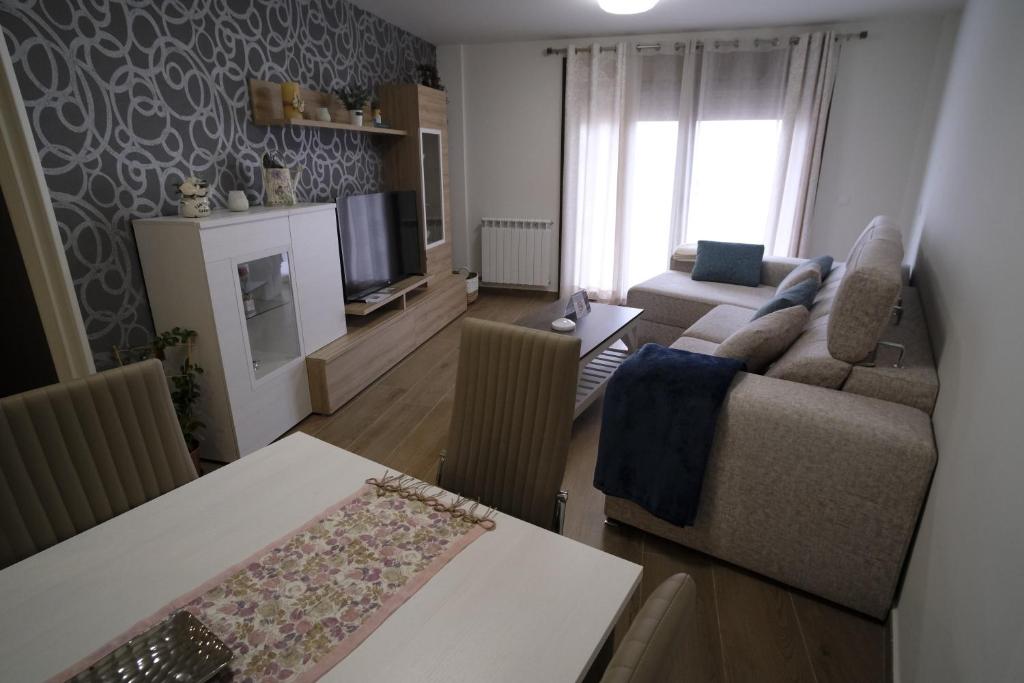 A seating area at Amanece Monegrillo Apartamentos