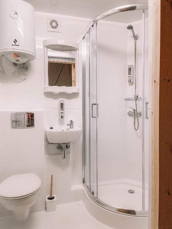 Koupelna v ubytování Planeta Glamping
