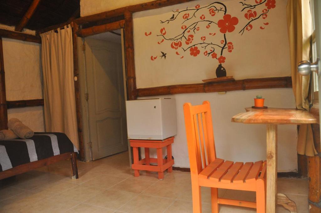 Kuchyň nebo kuchyňský kout v ubytování Viejamar B&B