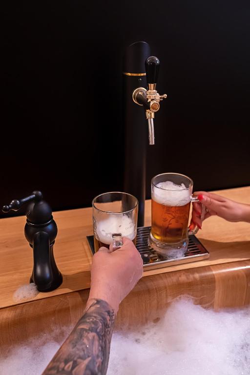 Nápoje v ubytování Hotel Švýcarský dům