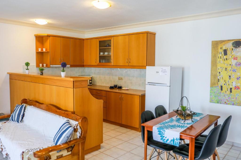 Cuisine ou kitchenette dans l'établissement VILLA MITZELOS