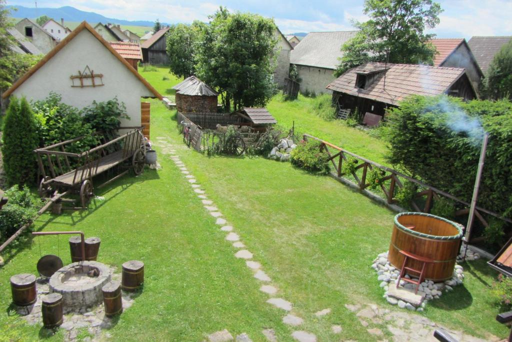 Zahrada ubytování Chalupa Štrba