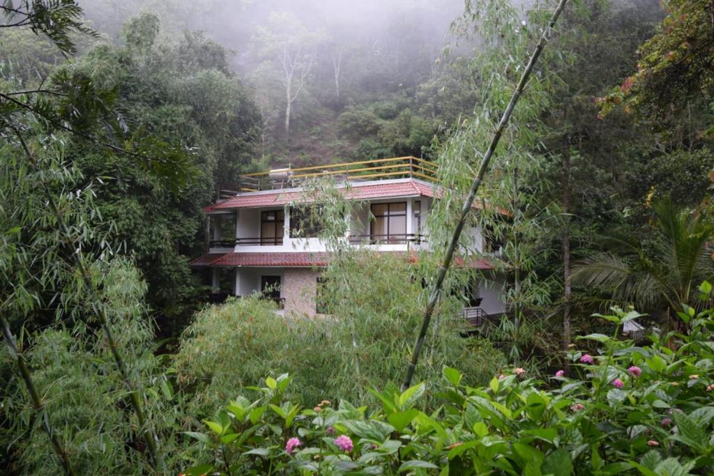 una casa en medio de un bosque en Spring and Valley View, en Thekkady