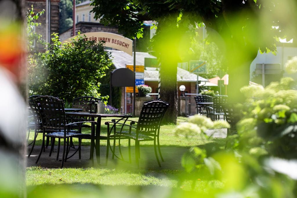 Zahrada ubytování Hotel Lindenhof Bad Schandau