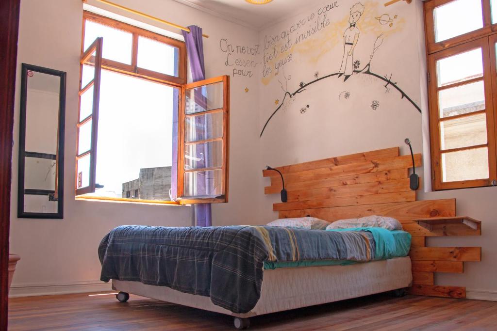 Postel nebo postele na pokoji v ubytování Hostal Po