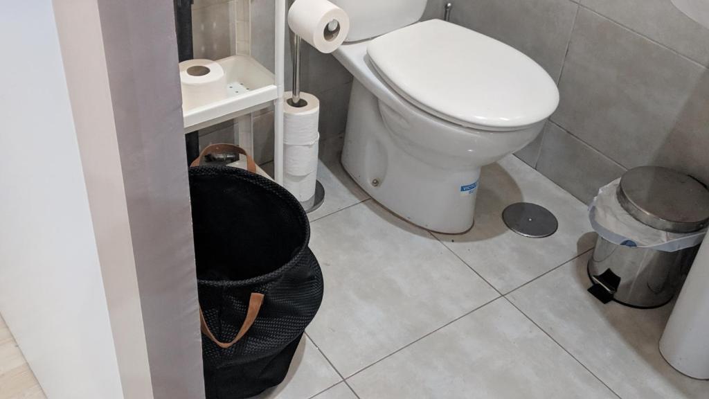 Koupelna v ubytování Loft en el camino