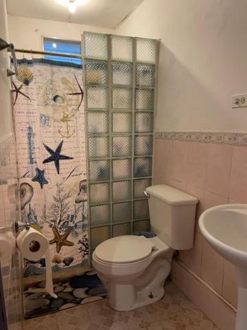 Een badkamer bij Cabañas Mountain View