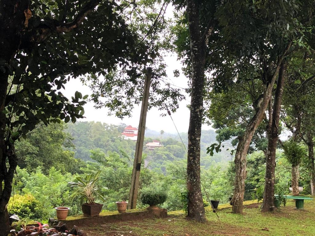 Zahrada ubytování Captain's Bungalow, Kandy