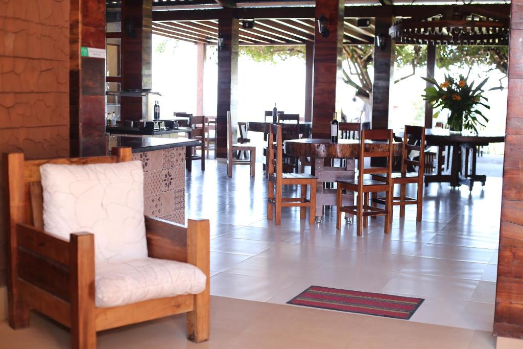 Restaurace v ubytování Recanto Alto da Serra