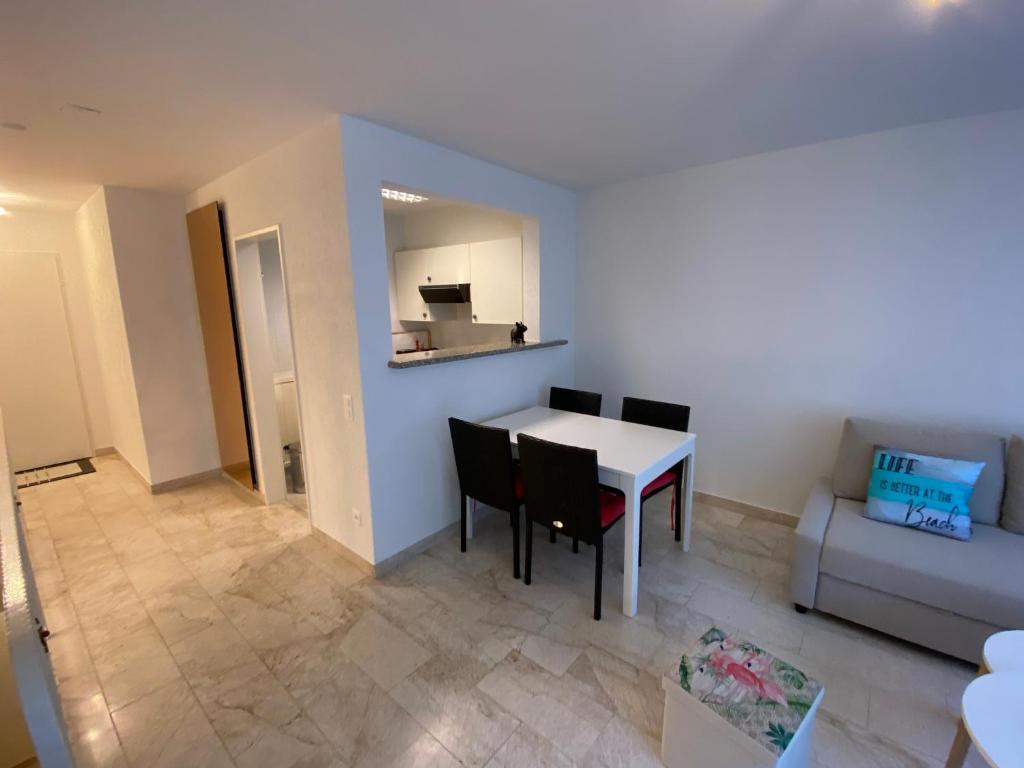 Kuchyň nebo kuchyňský kout v ubytování Bellissimo appartamento con giardino sul lago di Lugano