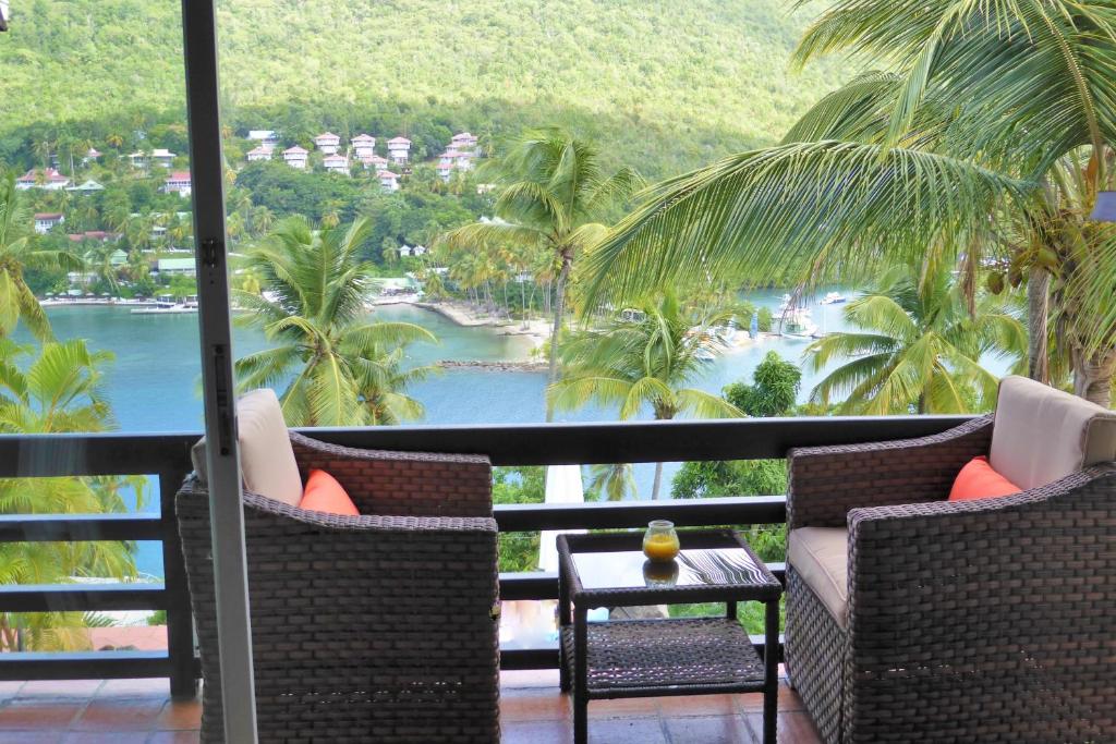 Marigot Palms Luxury Caribbean Apartment Suites - King Suite Con Vista Al Mar