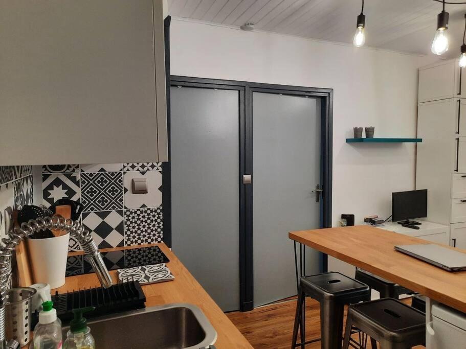 Kuchyň nebo kuchyňský kout v ubytování Ax, Superbe appartement 2 ch jusqu'à 5 pers