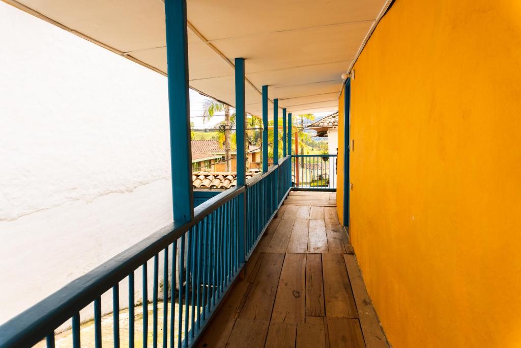 Balkón nebo terasa v ubytování Parcerito's Hostel