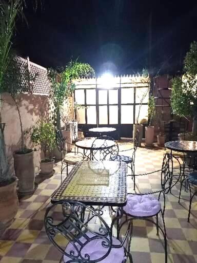 Patio nebo venkovní prostory v ubytování Riad Essaoussan