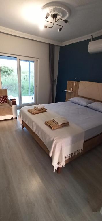 Postel nebo postele na pokoji v ubytování Airport Guest House