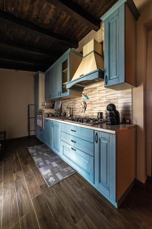 Kuchyňa alebo kuchynka v ubytovaní L' Antica Trebbia - Rooms