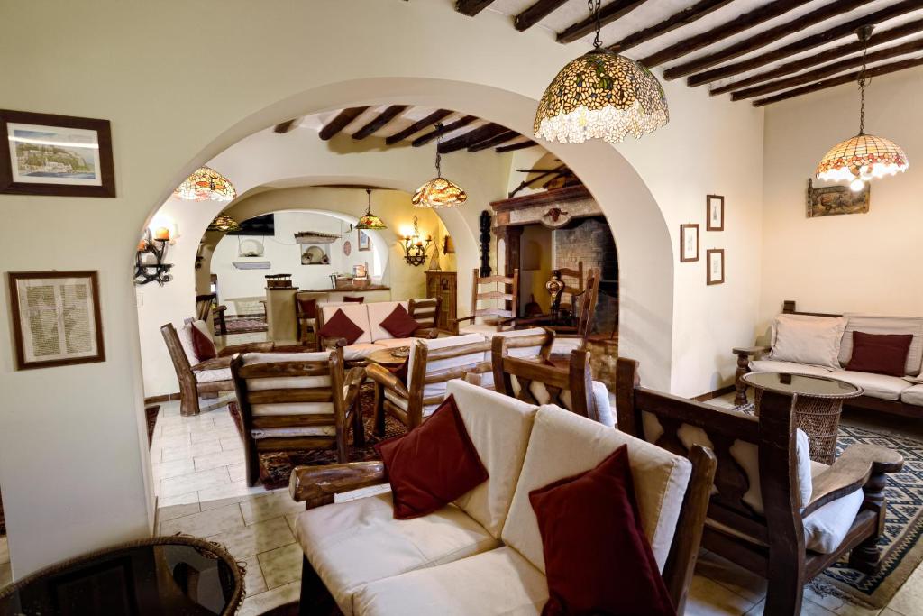 Posezení v ubytování Pietra Pomice Hotel