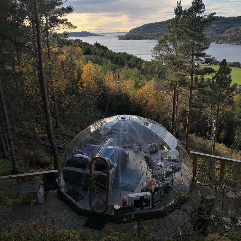 Příroda nedaleko luxury tent