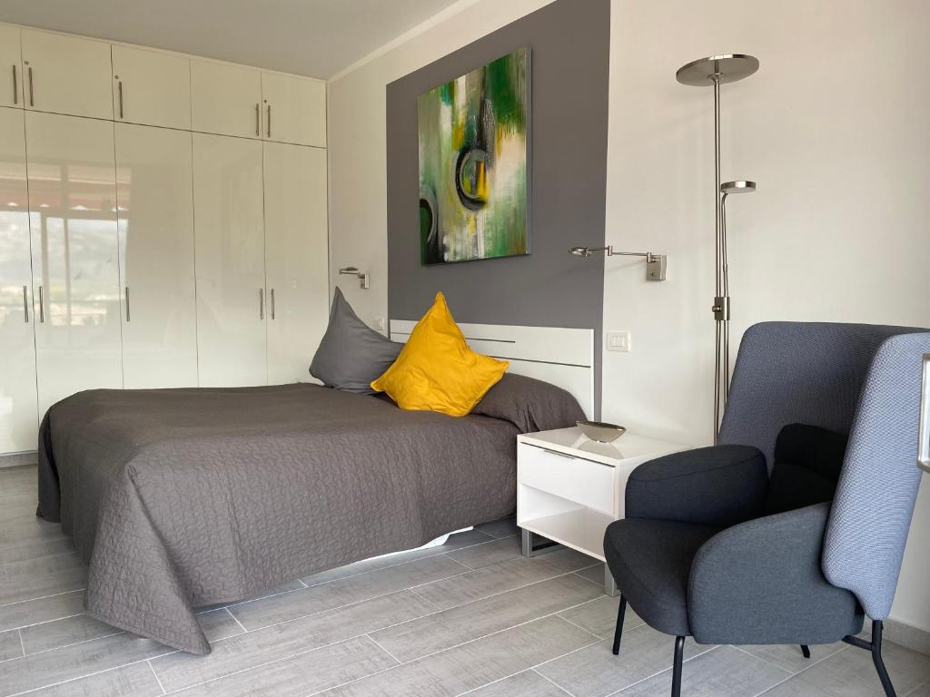 Postel nebo postele na pokoji v ubytování Ferienwohnung Buena Vista
