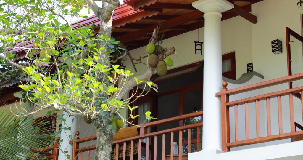 Balkón nebo terasa v ubytování Terrace Garden Ayurveda Resort