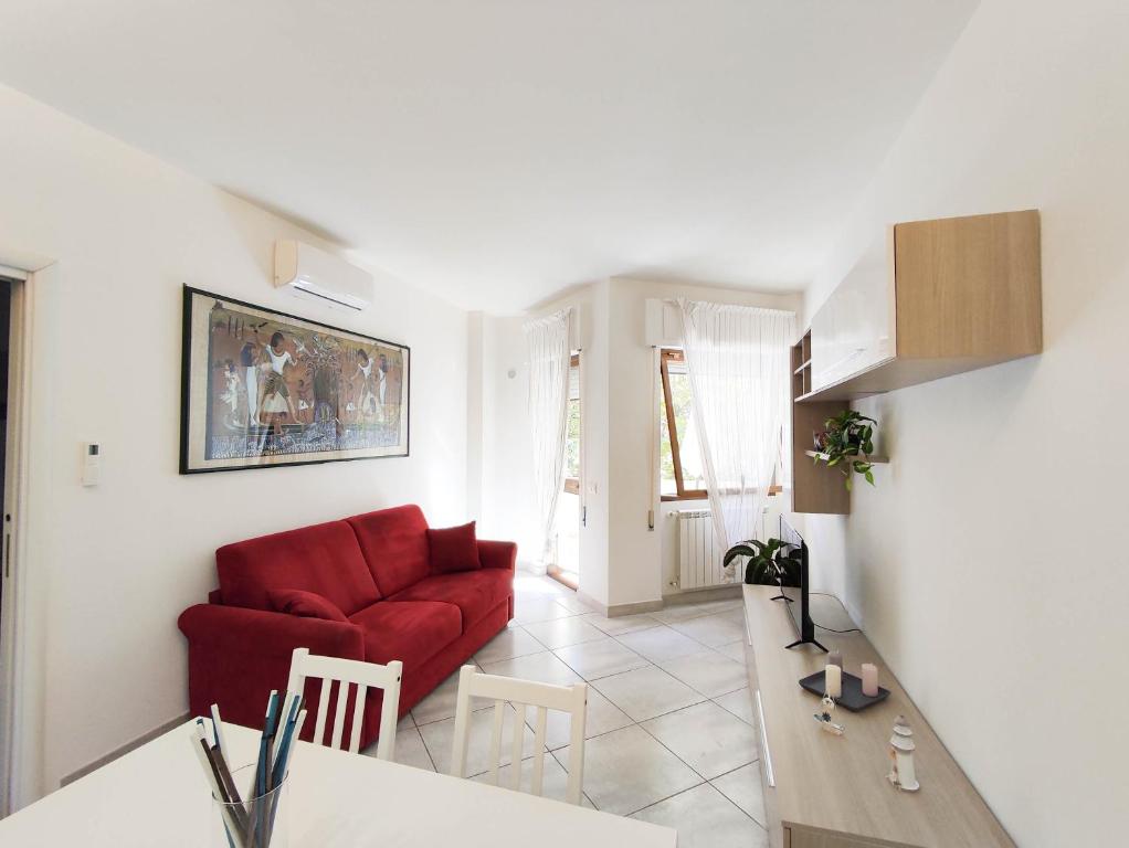 A seating area at Casa del Mare