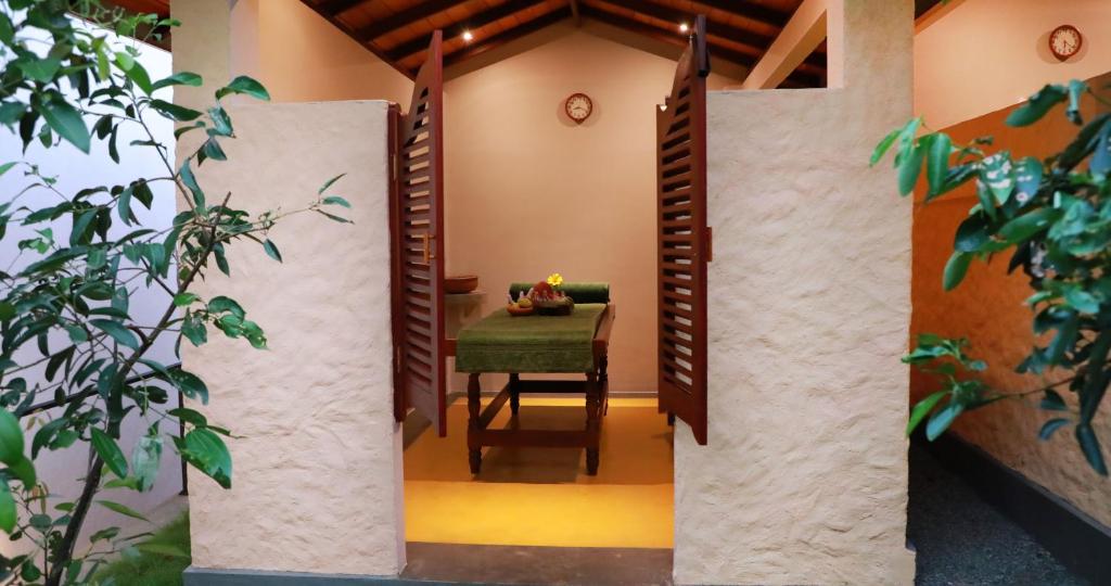 Posezení v ubytování Terrace Garden Ayurveda Resort