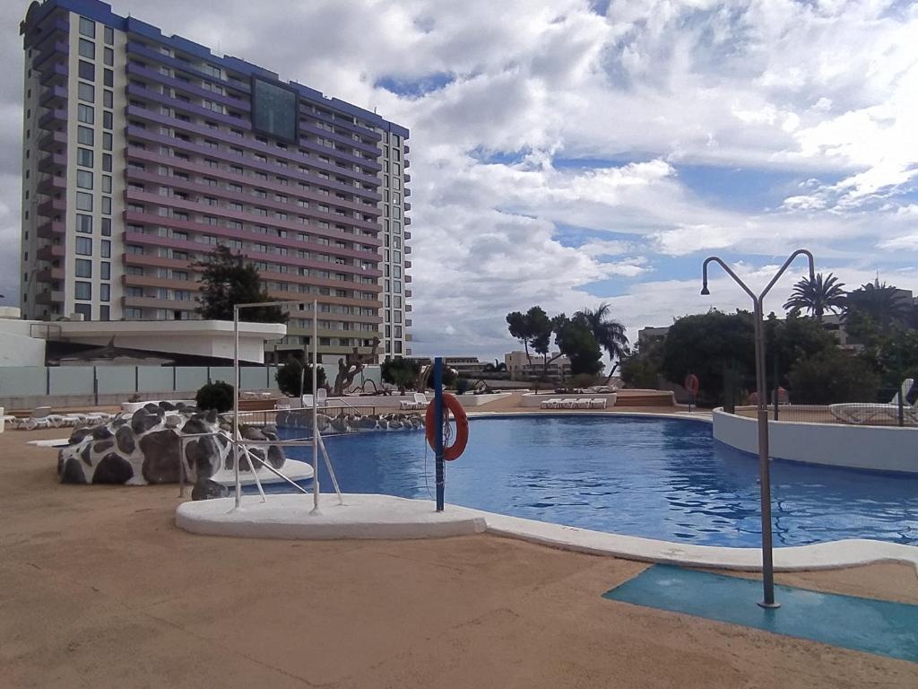 Bazén v ubytování Paraiso del sur suite nebo v jeho okolí