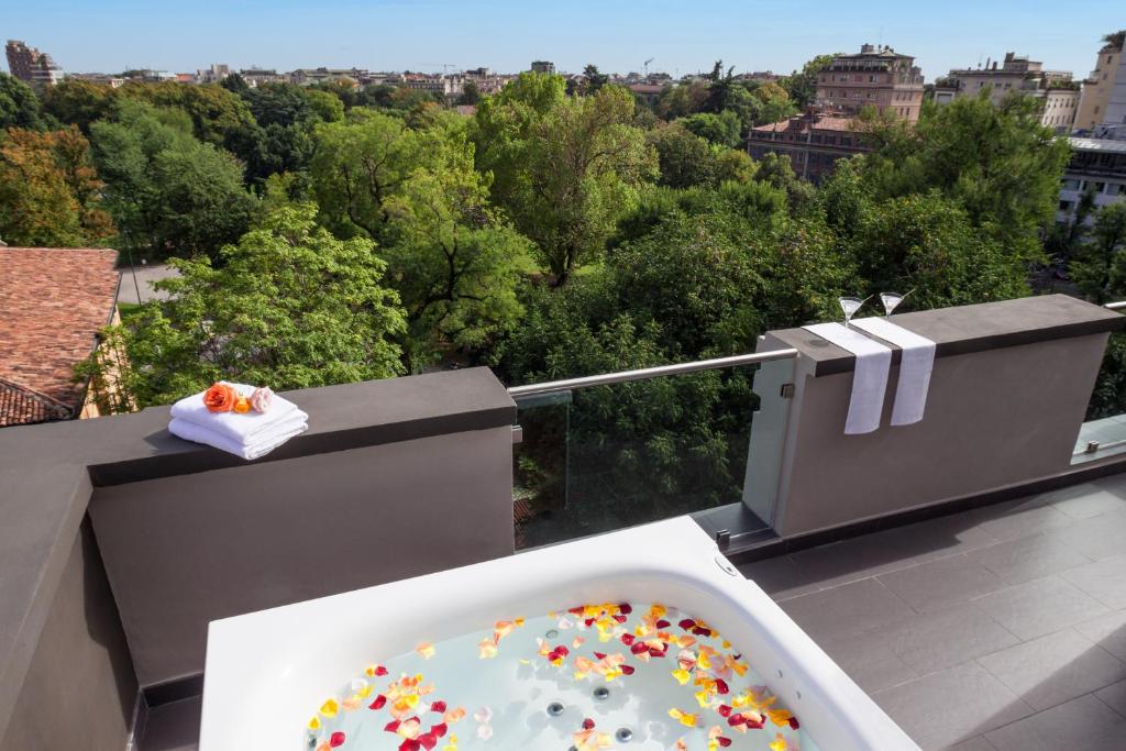 Балкон або тераса в Hotel Manin