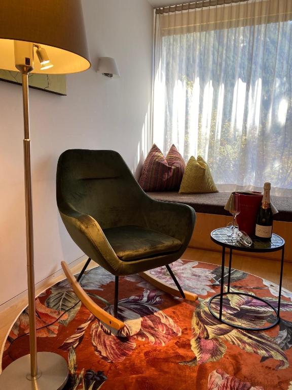 Posezení v ubytování Bio-Hotel Saladina