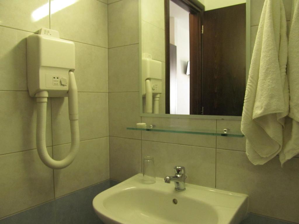 Koupelna v ubytování Rio Hotel
