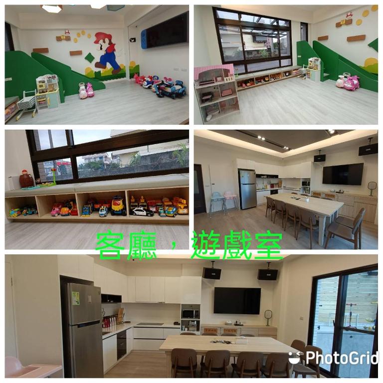 Kuchyň nebo kuchyňský kout v ubytování Kids Fun B&B