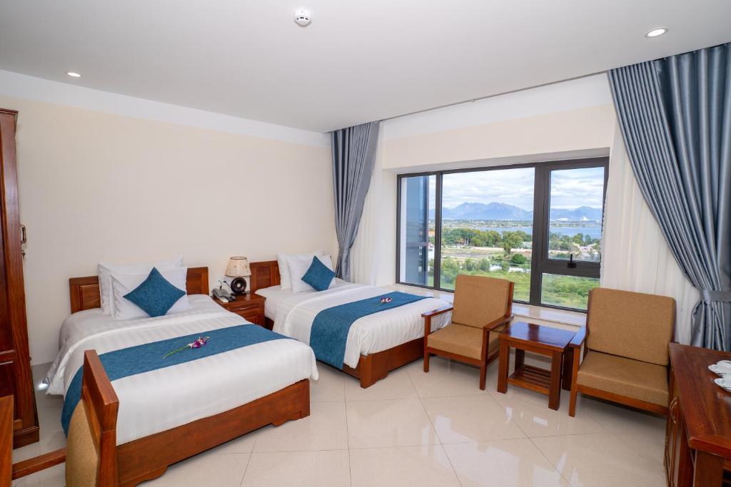 Phòng Deluxe 2 Giường Đơn Nhìn Ra Biển