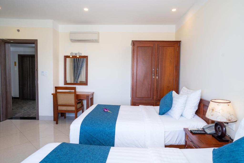 Phòng Deluxe 2 Giường Đơn Nhìn Ra Biển