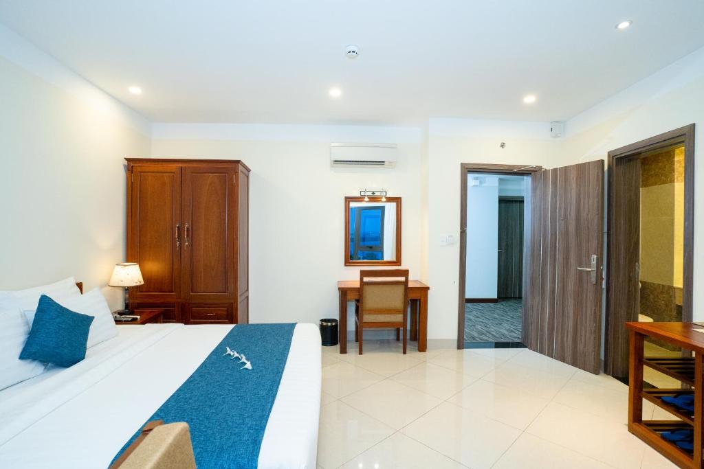 Phòng Deluxe Giường Đôi Nhìn Ra Biển