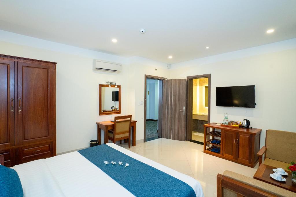 Phòng Deluxe Giường Đôi Nhìn Ra Biển