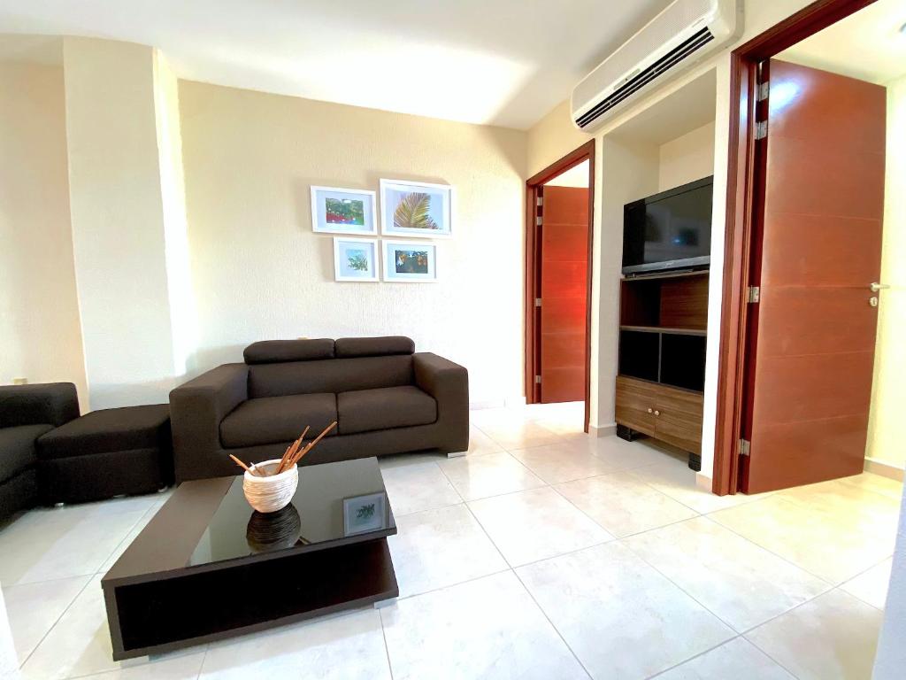Posezení v ubytování Topacio7 Residencial