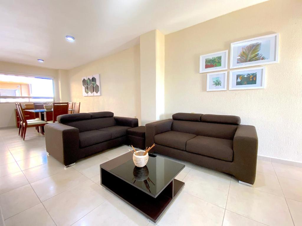 Posezení v ubytování Topacio7 Residencial