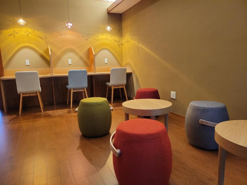Posezení v ubytování Tsukimotoya Ryokan