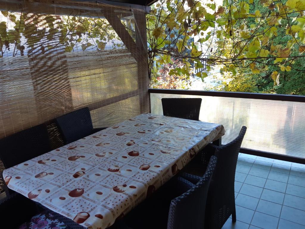 Balkón nebo terasa v ubytování Ágnes Apartman