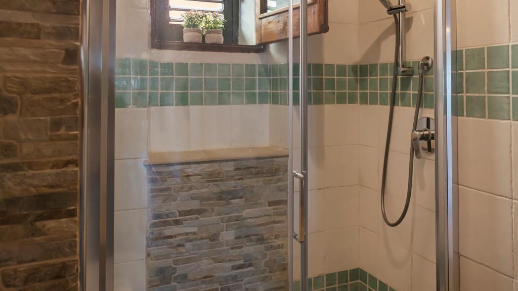 Kúpeľňa v ubytovaní Casa Avineira