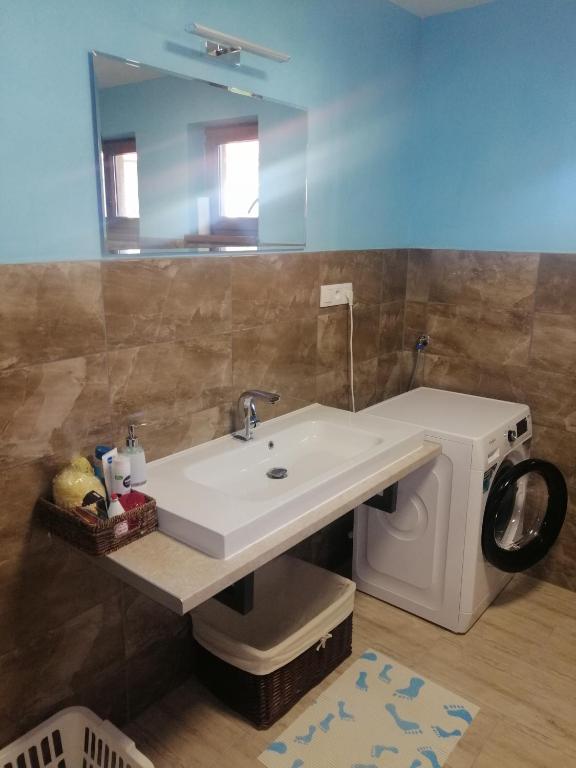 Kúpeľňa v ubytovaní Útulný Domček Privat Bedrich