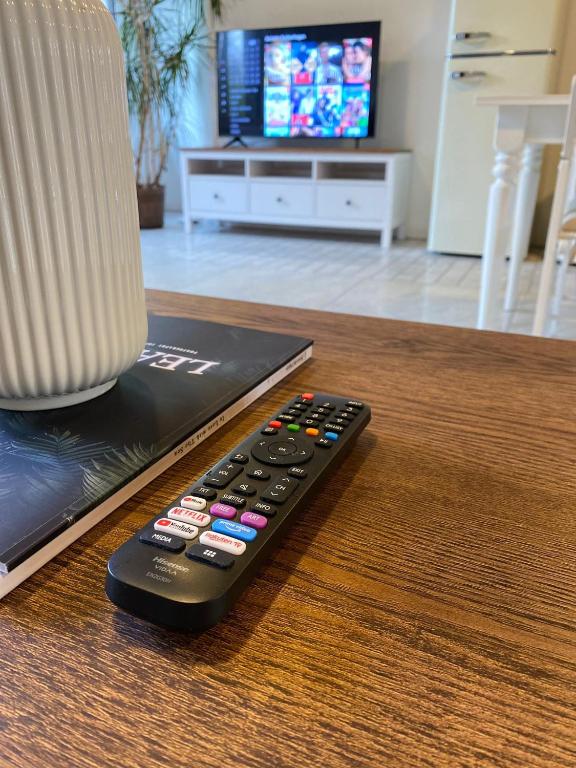 TV a/nebo společenská místnost v ubytování Villa Arche 1