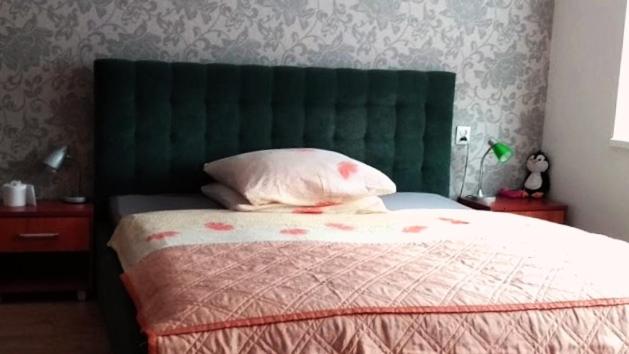 Posteľ alebo postele v izbe v ubytovaní Ptasi Gościniec