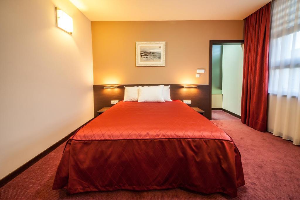 Postel nebo postele na pokoji v ubytování Hotel Terminus
