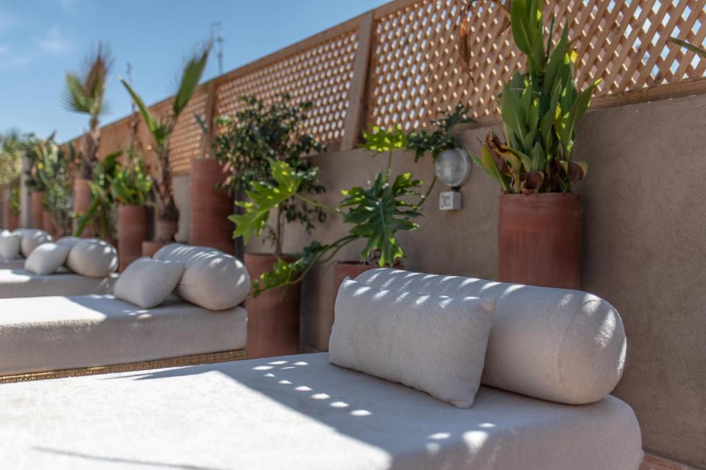 Zona de estar de Riad Babouchta & Spa